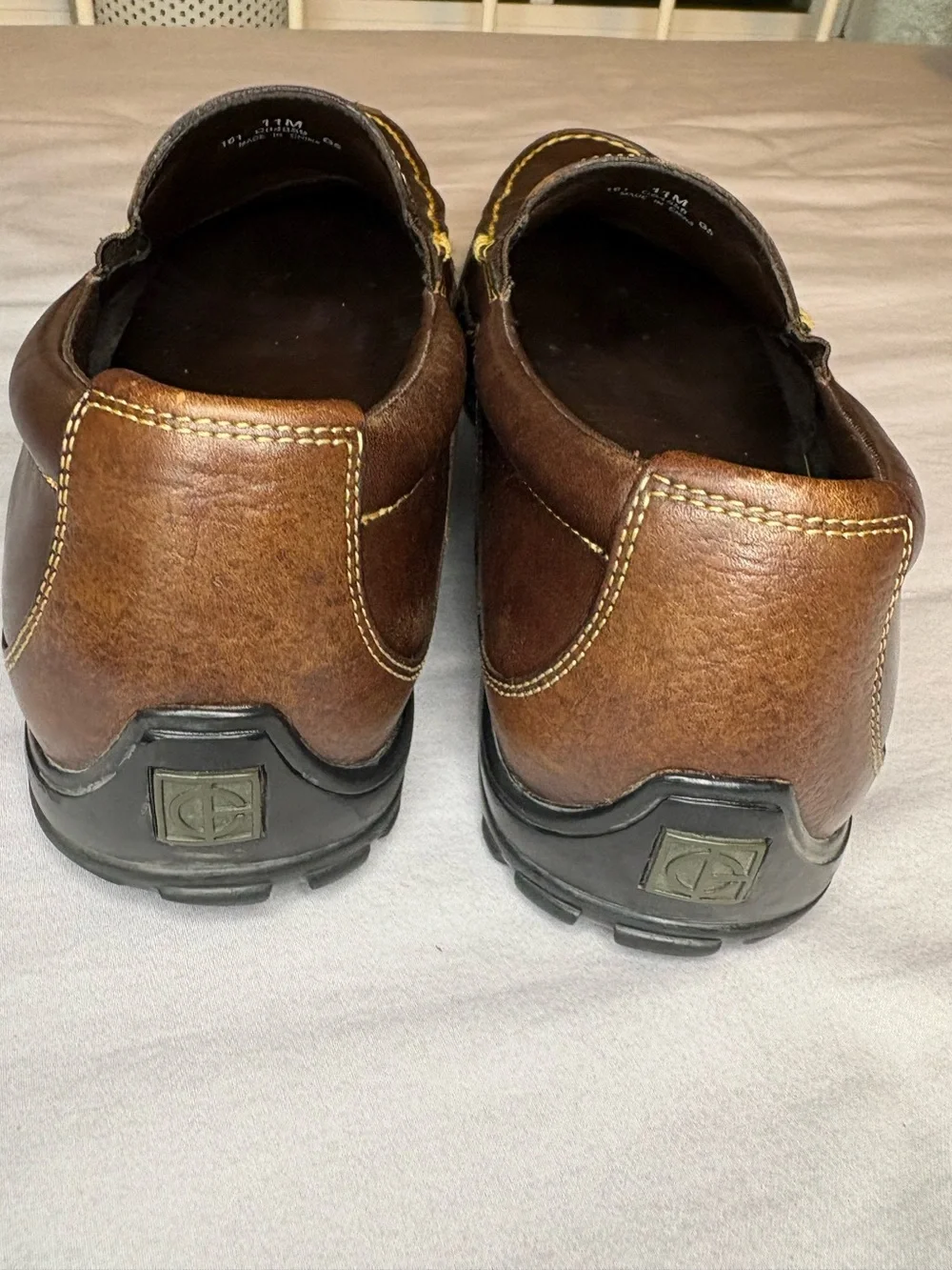 Cole Haan Tucker Venetian Brown Leather Vibram Loafers Men’s 11M